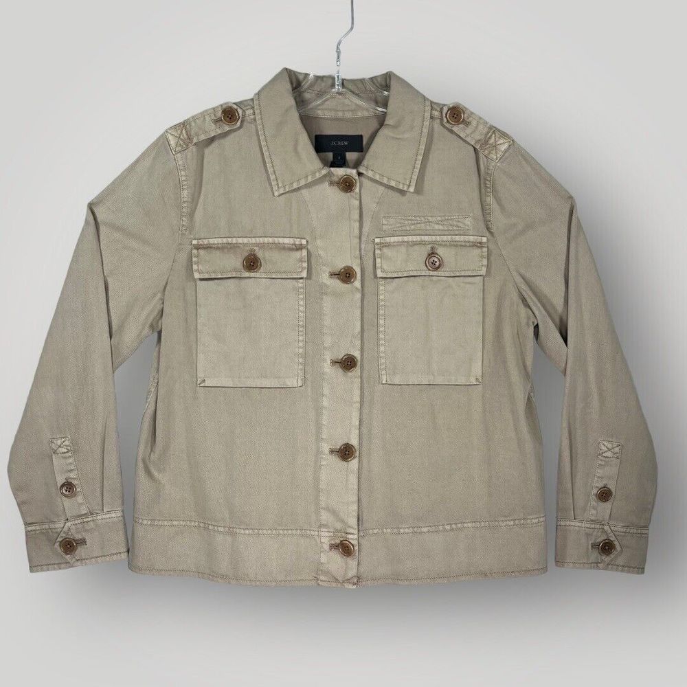 J Crew Military Downtown Long Sleeve Utility Field Jacket Women's Size Small